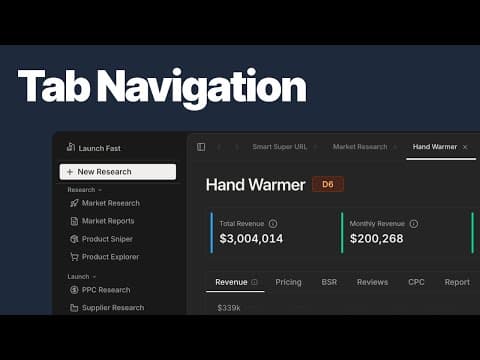 Keep research open in tabs — demo preview