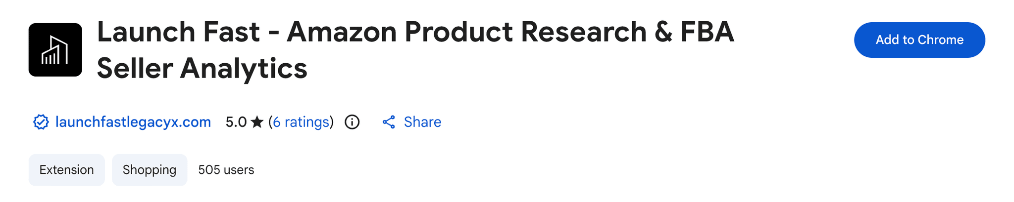 Chrome Web Store listing with Add to Chrome button