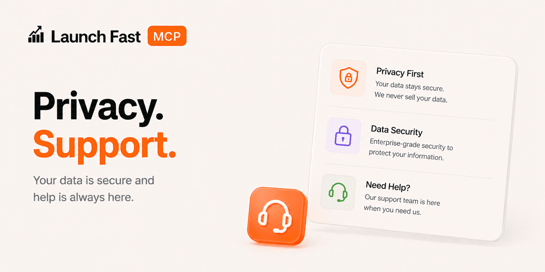 Launch Fast MCP privacy and support preview